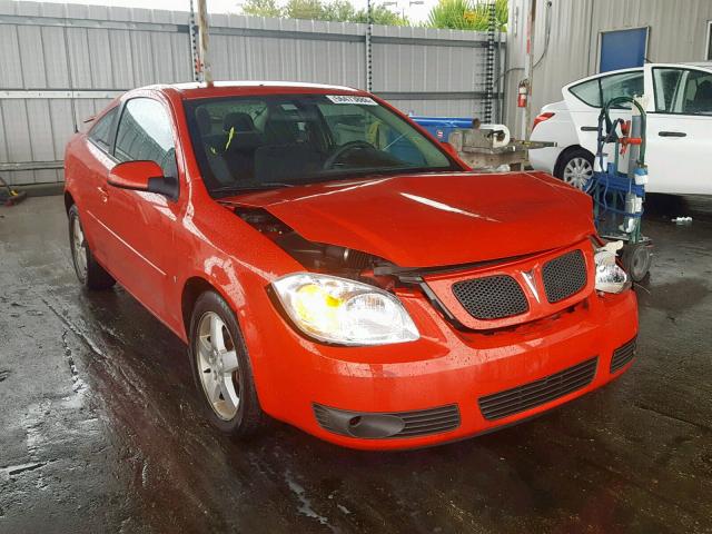 1G2AL15F877173088 - 2007 PONTIAC G5 RED photo 1