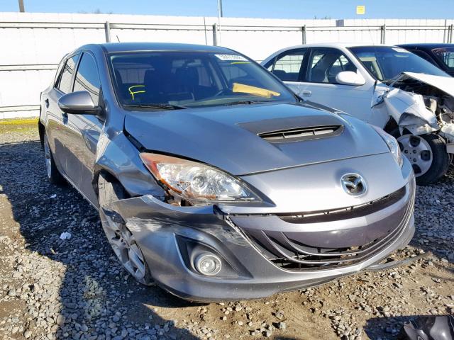 JM1BL1K47B1436007 - 2011 MAZDA SPEED 3 GRAY photo 1