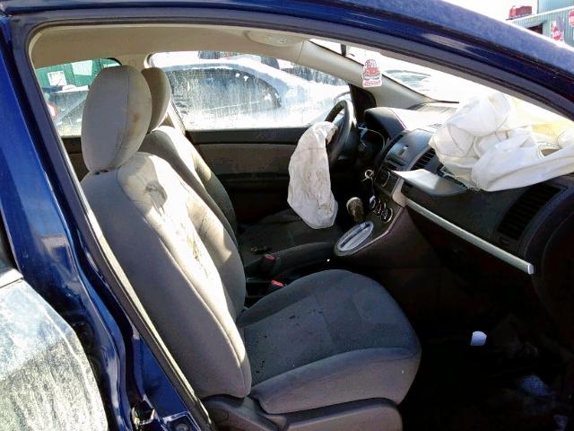 3N1AB6AP8CL609781 - 2012 NISSAN SENTRA 2.0 BLUE photo 5