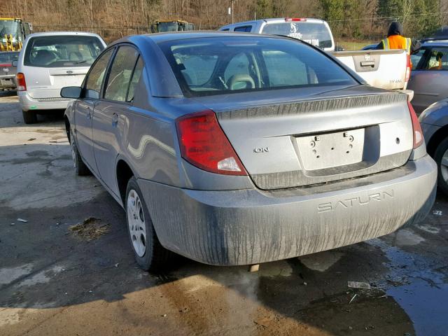 1G8AJ52F24Z221336 - 2004 SATURN ION LEVEL GRAY photo 3