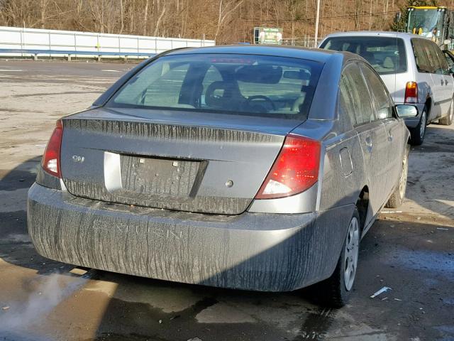 1G8AJ52F24Z221336 - 2004 SATURN ION LEVEL GRAY photo 4