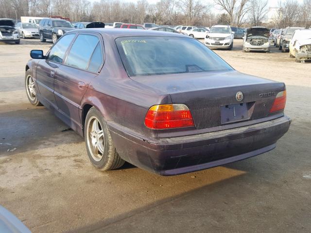 WBAGJ0335XDD73071 - 1999 BMW 750 IL PURPLE photo 3