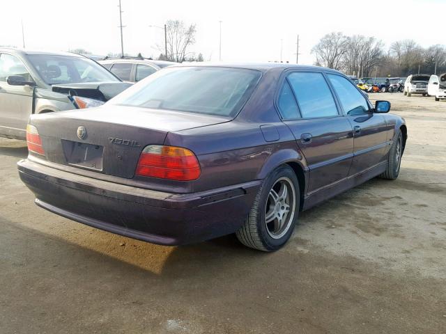 WBAGJ0335XDD73071 - 1999 BMW 750 IL PURPLE photo 4