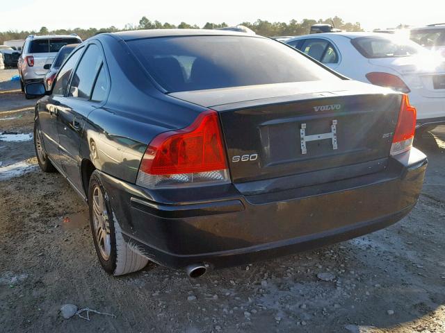 YV1RS592362536466 - 2006 VOLVO S60 2.5T BLACK photo 3