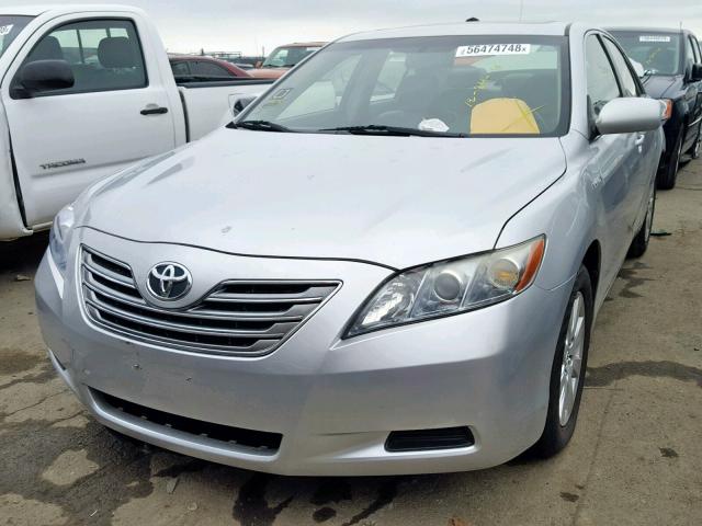 JTNBB46K083048980 - 2008 TOYOTA CAMRY HYBR SILVER photo 2