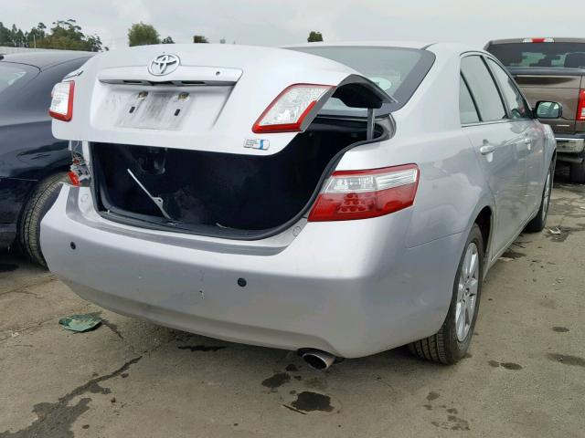 JTNBB46K083048980 - 2008 TOYOTA CAMRY HYBR SILVER photo 4