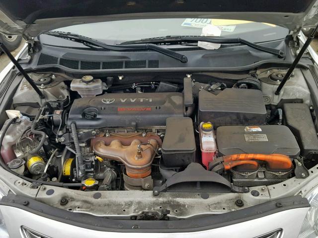 JTNBB46K083048980 - 2008 TOYOTA CAMRY HYBR SILVER photo 7