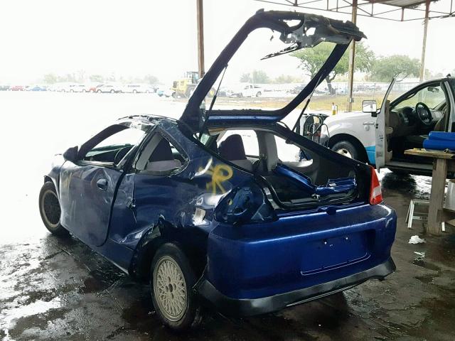 JHMZE13761T000171 - 2001 HONDA INSIGHT BLUE photo 3