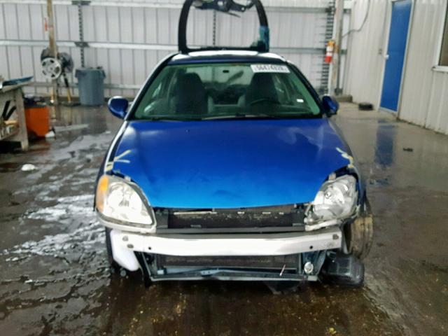 JHMZE13761T000171 - 2001 HONDA INSIGHT BLUE photo 9