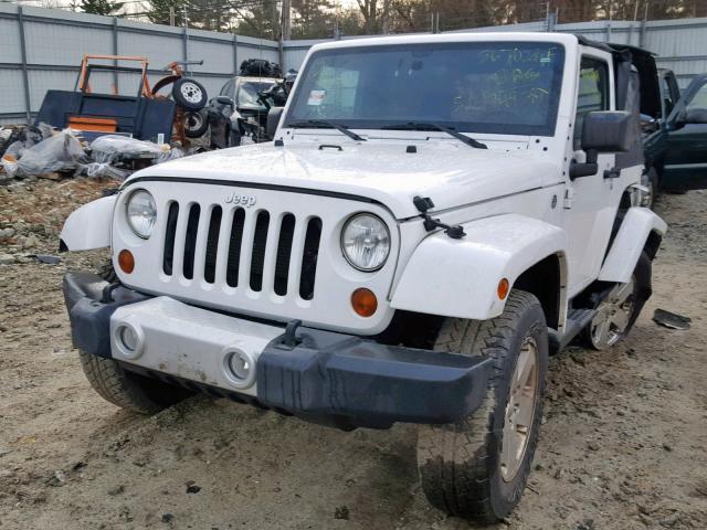 1C4AJWBG5CL152440 - 2012 JEEP WRANGLER S WHITE photo 2