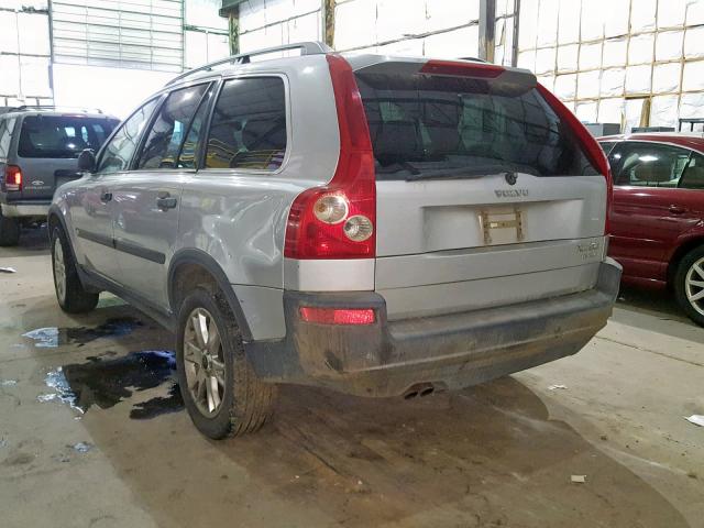 YV1CZ91H931005847 - 2003 VOLVO XC90 T6 SILVER photo 3