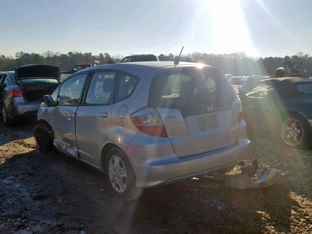 JHMGE8H32CC028719 - 2012 HONDA FIT SILVER photo 3