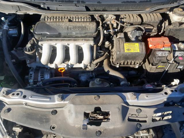 JHMGE8H32CC028719 - 2012 HONDA FIT SILVER photo 7