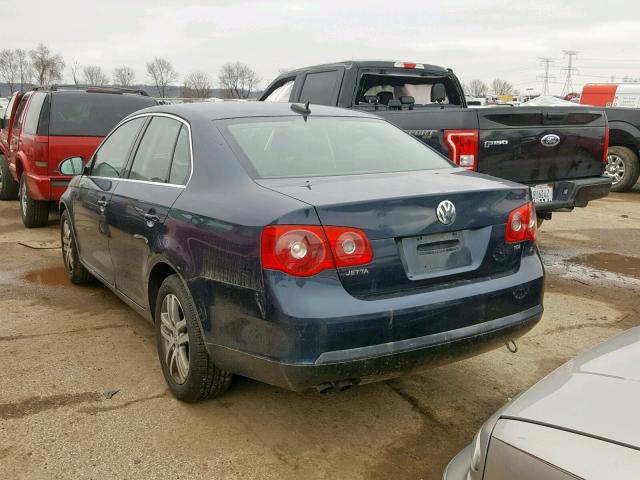 3VWST71K26M635541 - 2006 VOLKSWAGEN JETTA TDI BLUE photo 3