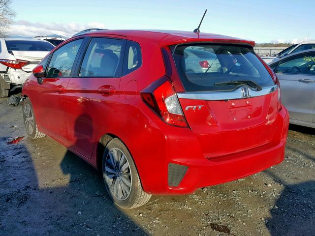 3HGGK5H86FM728381 - 2015 HONDA FIT EX RED photo 3