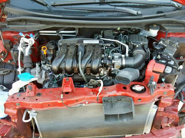 3HGGK5H86FM728381 - 2015 HONDA FIT EX RED photo 7