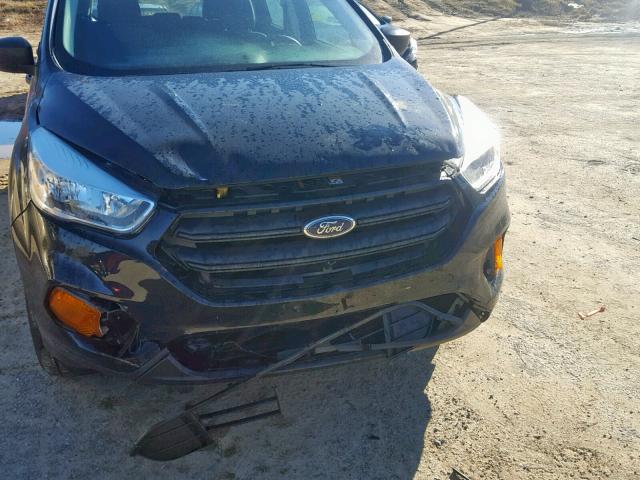 1FMCU0F75HUE25638 - 2017 FORD ESCAPE S BLACK photo 9