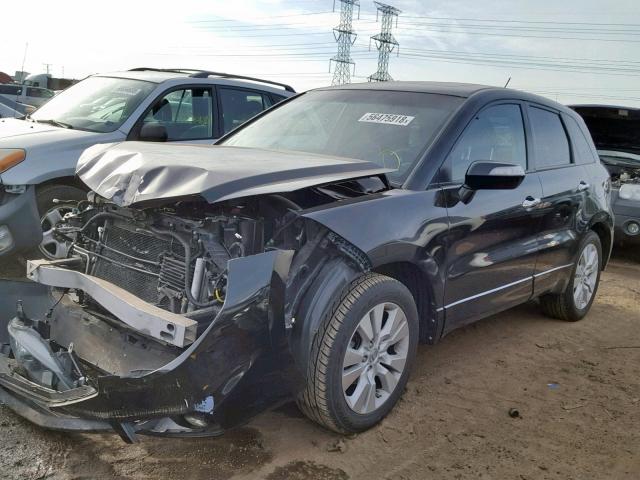 5J8TB1H20BA001683 - 2011 ACURA RDX BLACK photo 2