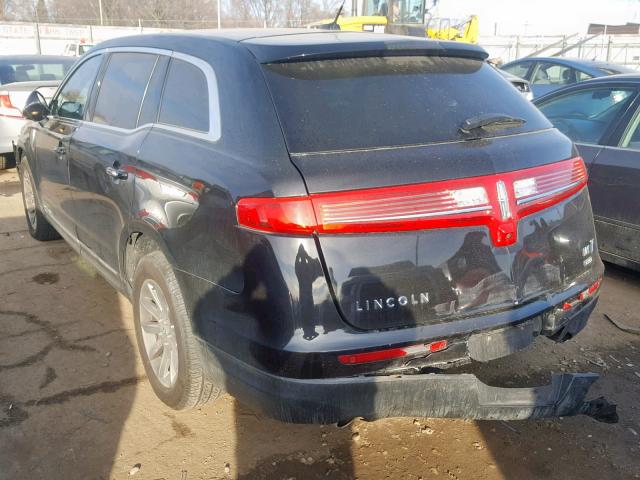 2LMHJ5NK6DBL53614 - 2013 LINCOLN MKT BLACK photo 3