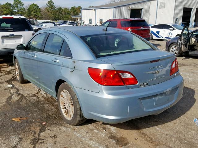 1C3LC46B89N556422 - 2009 CHRYSLER SEBRING LX BLUE photo 3