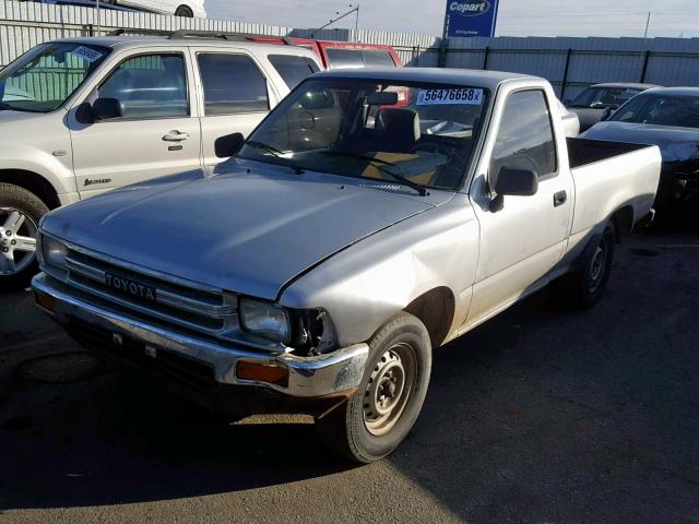 JT4RN81A8M0060614 - 1991 TOYOTA PICKUP 1/2 SILVER photo 2