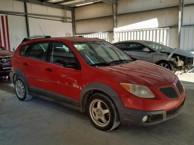 5Y2SL63885Z460644 - 2005 PONTIAC VIBE RED photo 1