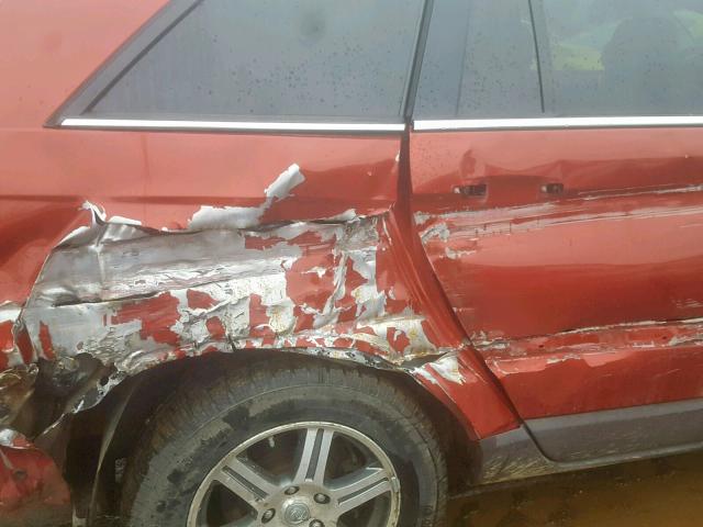 2A8GF68XX8R100537 - 2008 CHRYSLER PACIFICA T RED photo 9