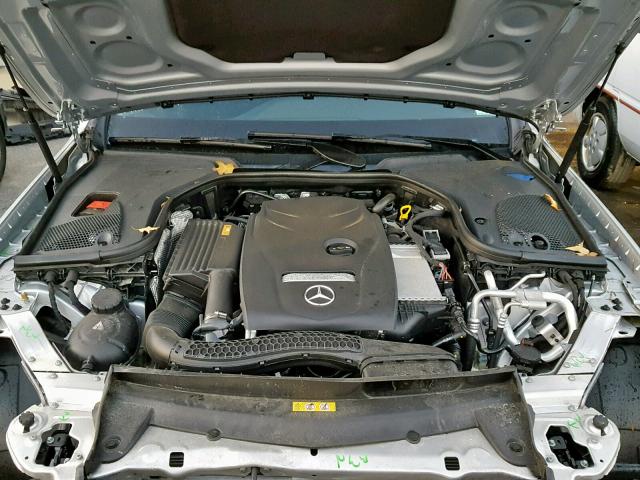 WDDZF4KB1HA168043 - 2017 MERCEDES-BENZ E 300 4MAT SILVER photo 7