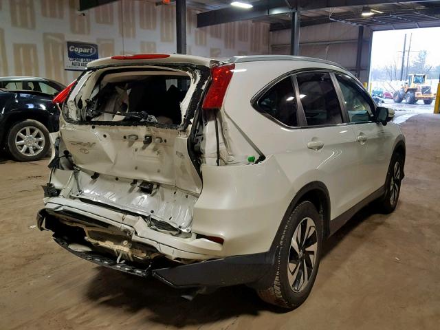 5J6RM4H90GL136962 - 2016 HONDA CR-V TOURI WHITE photo 4