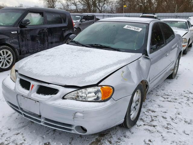 1G2NE52F04C145019 - 2004 PONTIAC GRAND AM S SILVER photo 2