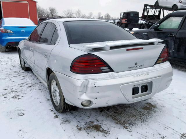 1G2NE52F04C145019 - 2004 PONTIAC GRAND AM S SILVER photo 3