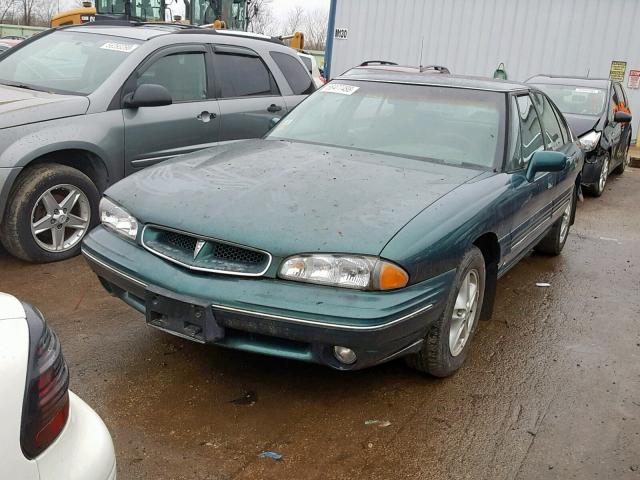 1G2HX52K1VH237023 - 1997 PONTIAC BONNEVILLE GREEN photo 2