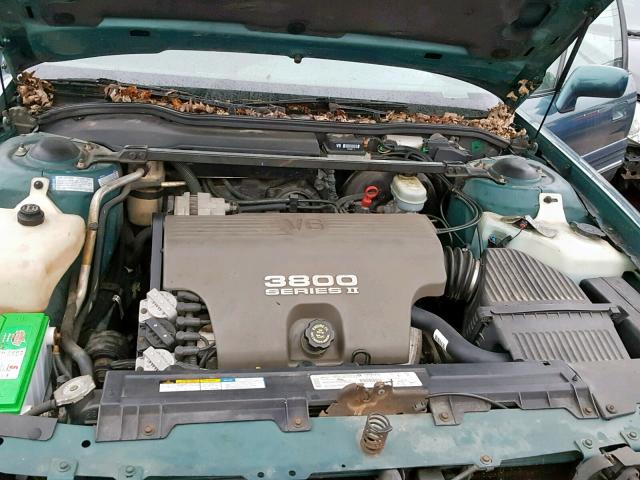 1G2HX52K1VH237023 - 1997 PONTIAC BONNEVILLE GREEN photo 7