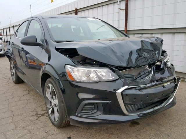 1G1JF5SB3J4130386 - 2018 CHEVROLET SONIC PREM BLACK photo 1