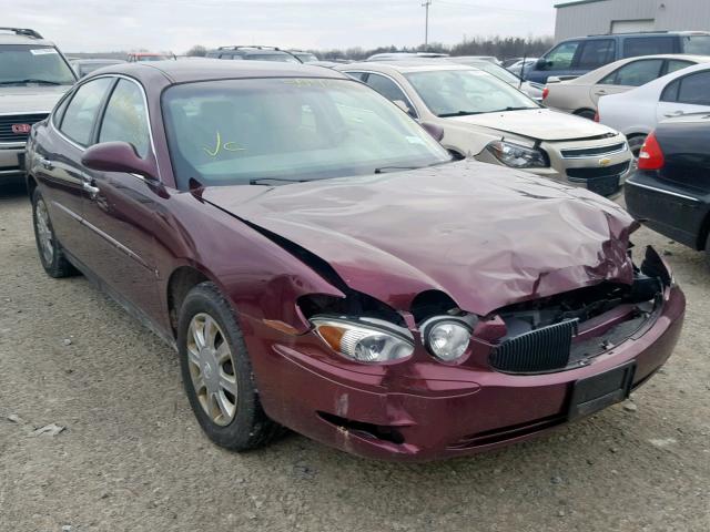 2G4WC582371228136 - 2007 BUICK LACROSSE C BURGUNDY photo 1