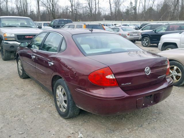 2G4WC582371228136 - 2007 BUICK LACROSSE C BURGUNDY photo 3