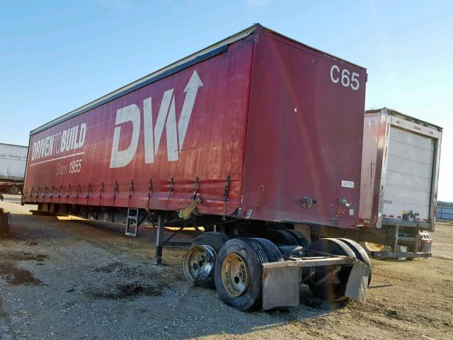 1GREX9627NM012702 - 1992 GREAT DANE TRAILER SEMI TRAIL RED photo 1