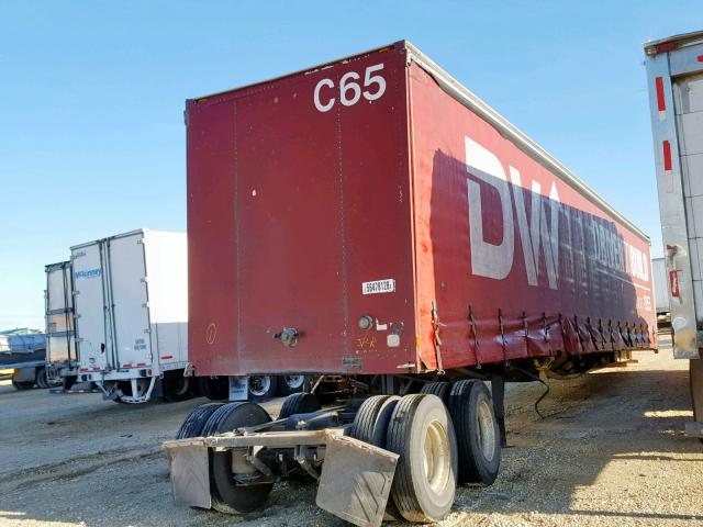 1GREX9627NM012702 - 1992 GREAT DANE TRAILER SEMI TRAIL RED photo 3