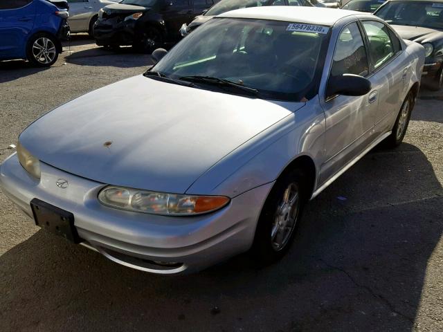 1G3NF52E03C261531 - 2003 OLDSMOBILE ALERO GLS SILVER photo 2