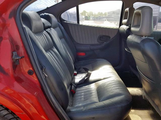 1G2WR52111F240499 - 2001 PONTIAC GRAND PRIX RED photo 6