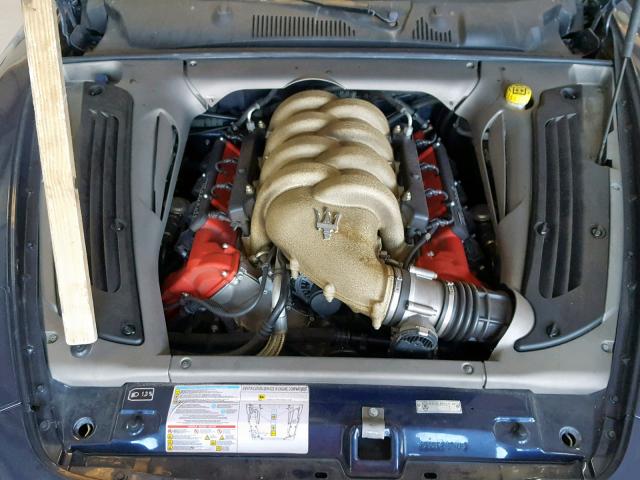 ZAMBB18A130010106 - 2003 MASERATI SPYDER CAM BLUE photo 7