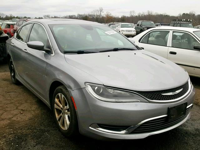 1C3CCCAB5FN569254 - 2015 CHRYSLER 200 LIMITE SILVER photo 1