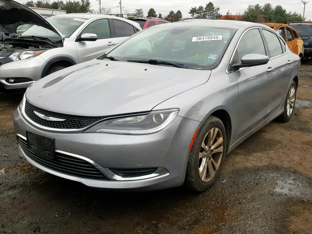 1C3CCCAB5FN569254 - 2015 CHRYSLER 200 LIMITE SILVER photo 2