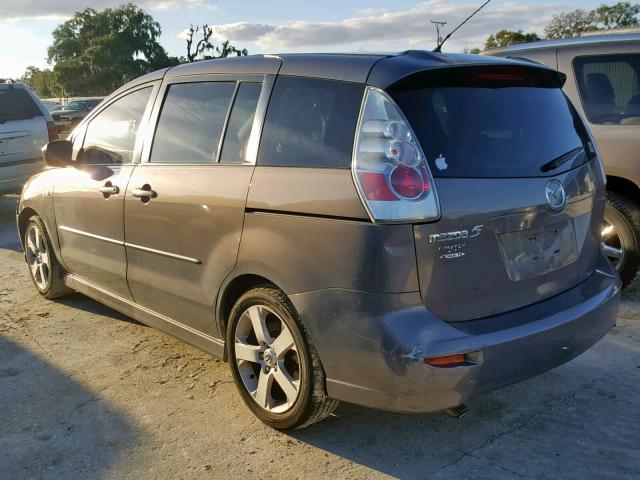 JM1CR293370157544 - 2007 MAZDA 5 GRAY photo 3