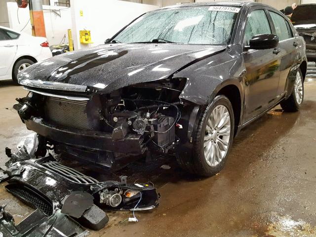 1C3CCBAB3CN274014 - 2012 CHRYSLER 200 LX BLACK photo 9