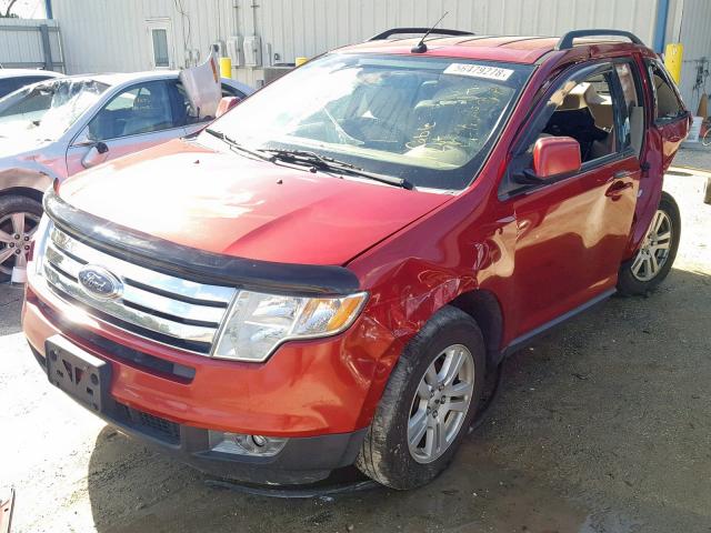 2FMDK38CX7BA74834 - 2007 FORD EDGE SEL SILVER photo 2