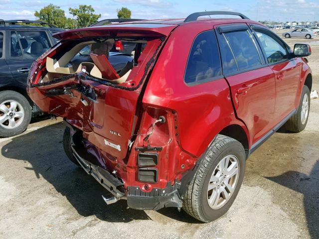 2FMDK38CX7BA74834 - 2007 FORD EDGE SEL SILVER photo 4