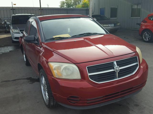 1B3HB48B57D598729 - 2007 DODGE CALIBER SX RED photo 1