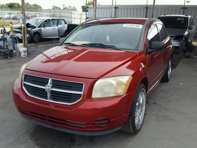 1B3HB48B57D598729 - 2007 DODGE CALIBER SX RED photo 2