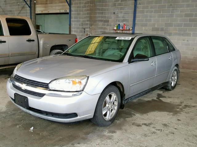 1G1ZT64845F102268 - 2005 CHEVROLET MALIBU MAX ვერცხლისფერი ფოტო 2